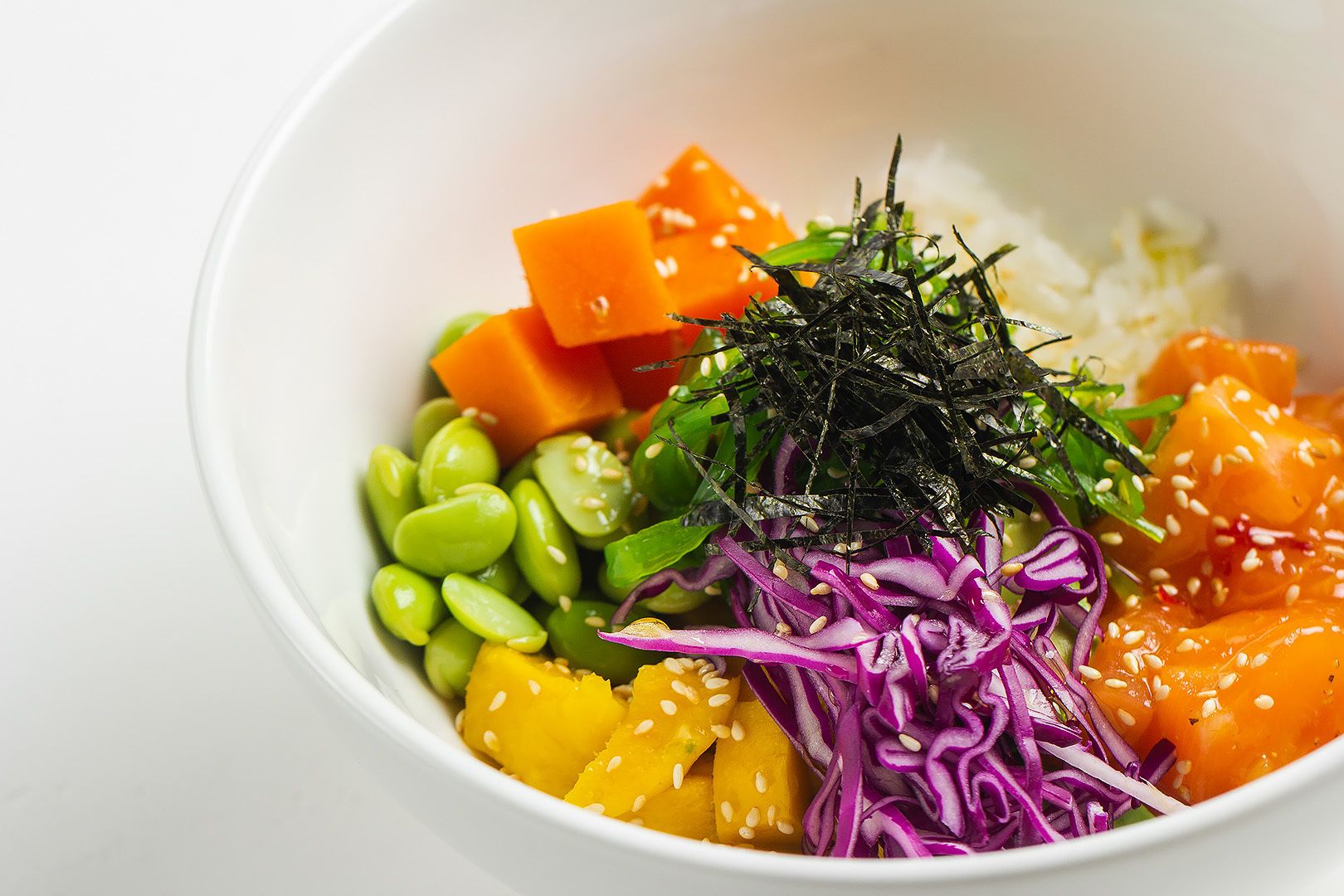 Поке Салат Рецепт С Лососем Фото — Картинки фотографии